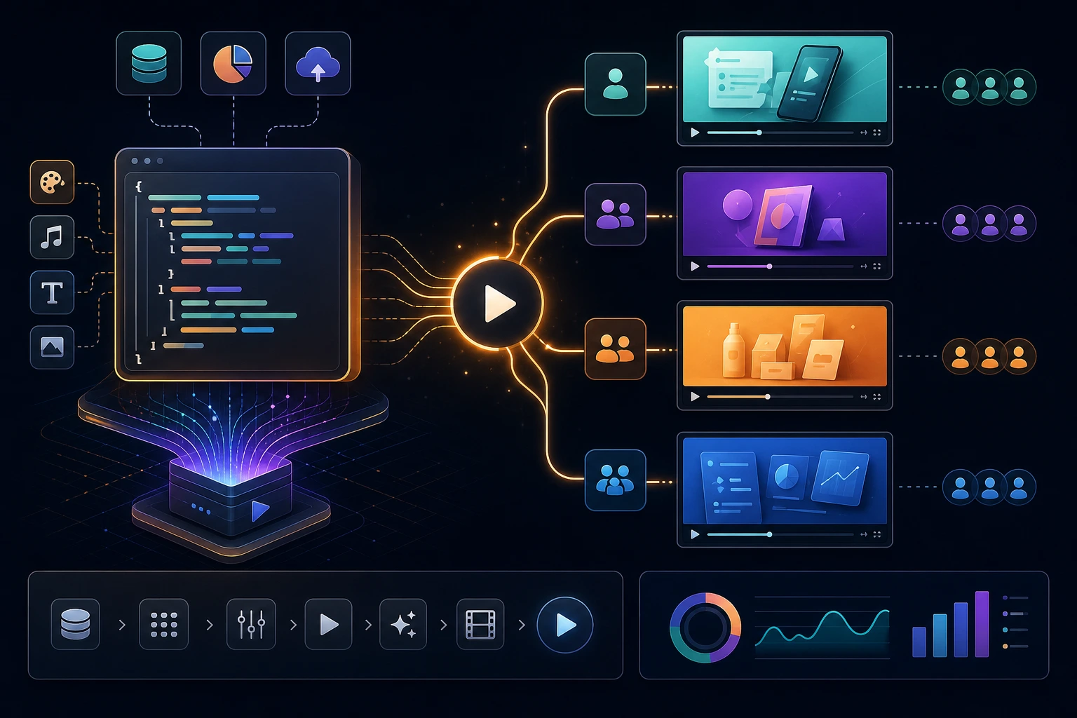 Use cases for generating videos from JSON with the Zvid API