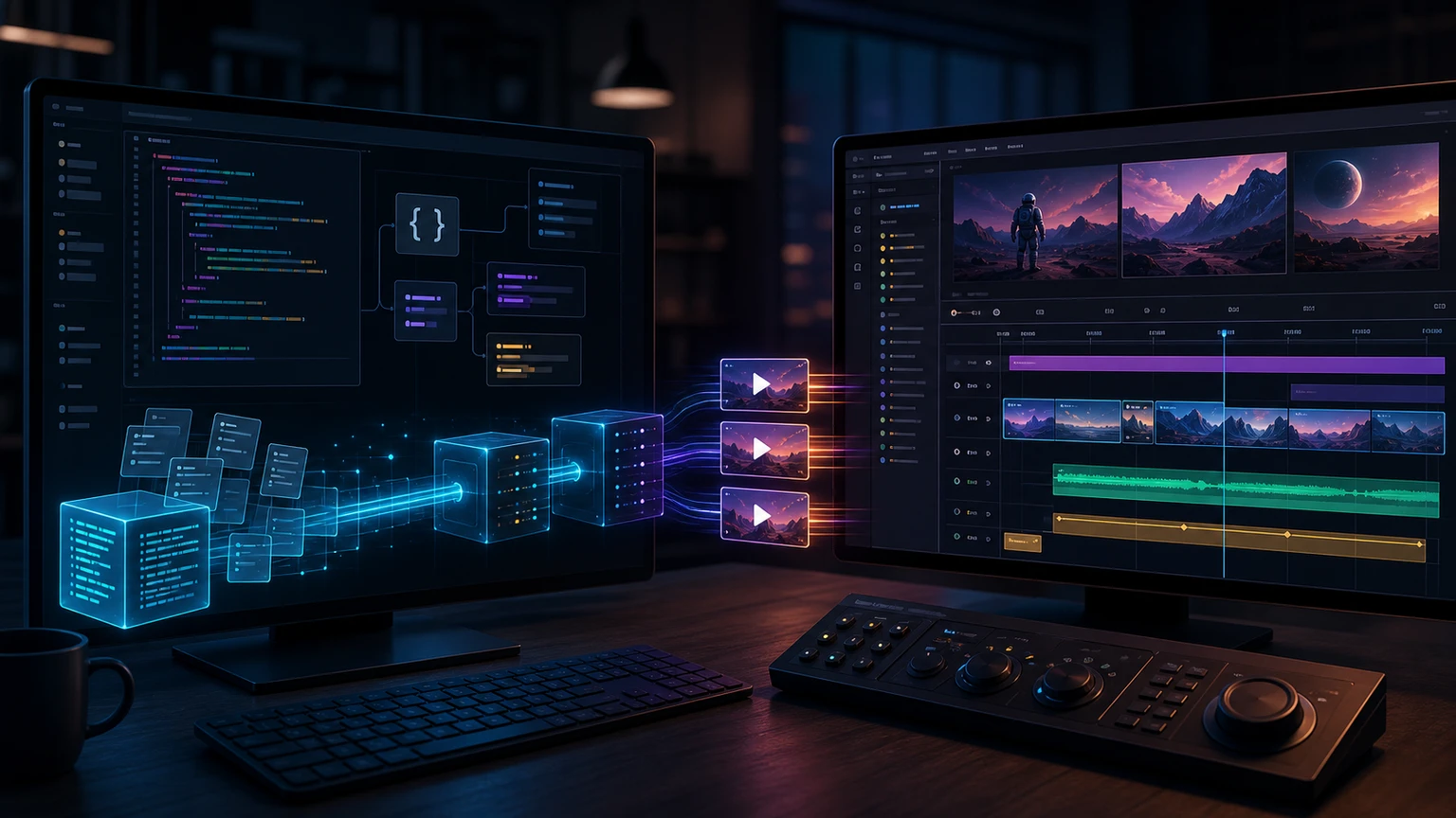 Video rendering API and video editing API workflow comparison