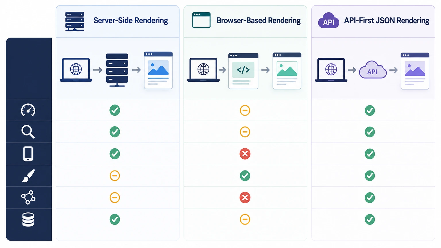 FFmpeg vs browser based video rendering comparison chart