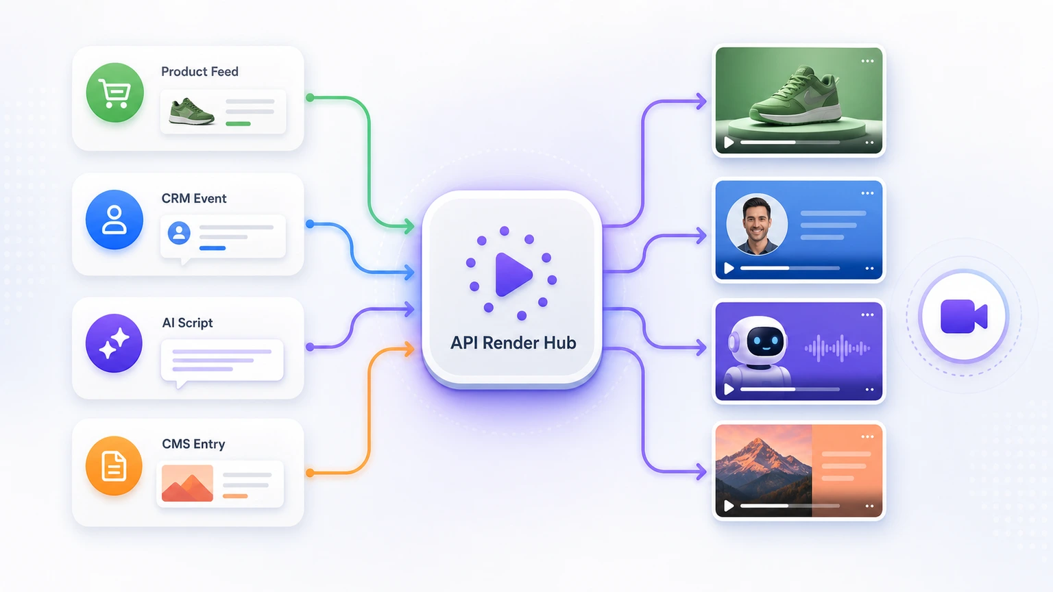Zvid use cases for JSON driven video rendering automation