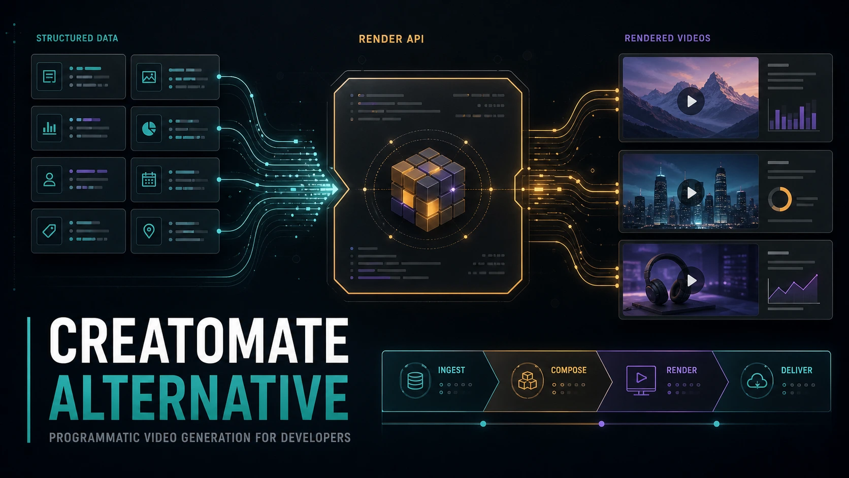 Creatomate Alternative for Programmatic Video Generation