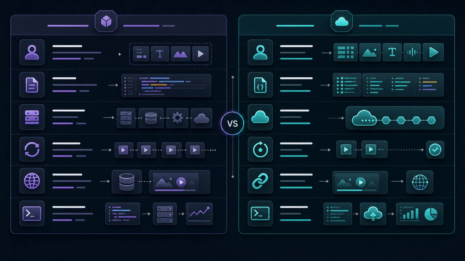 Remotion vs Zvid comparison chart for high-volume video automation