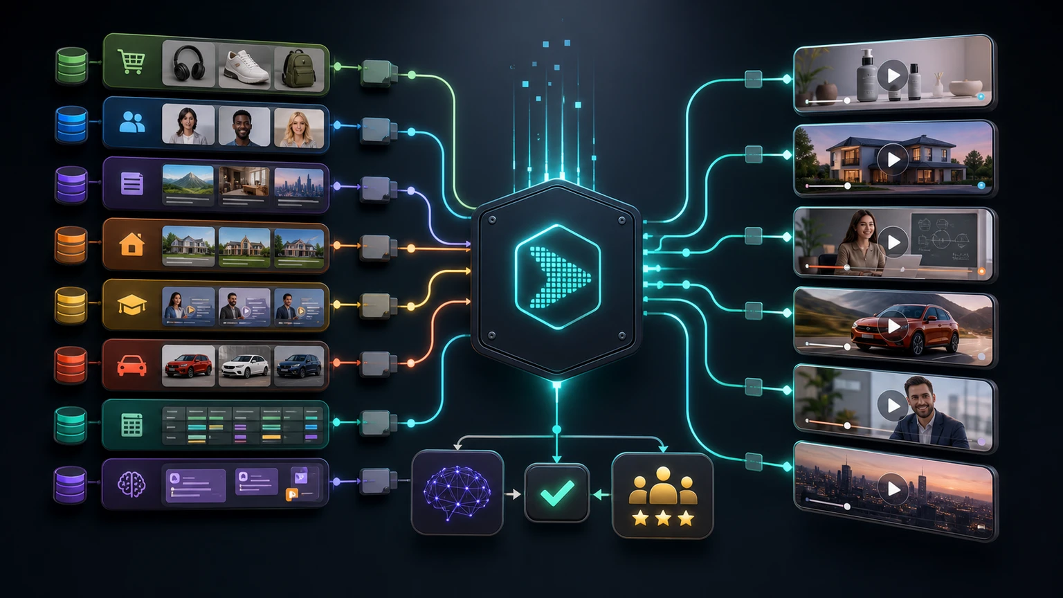 Zvid use cases for automated high-volume video generation