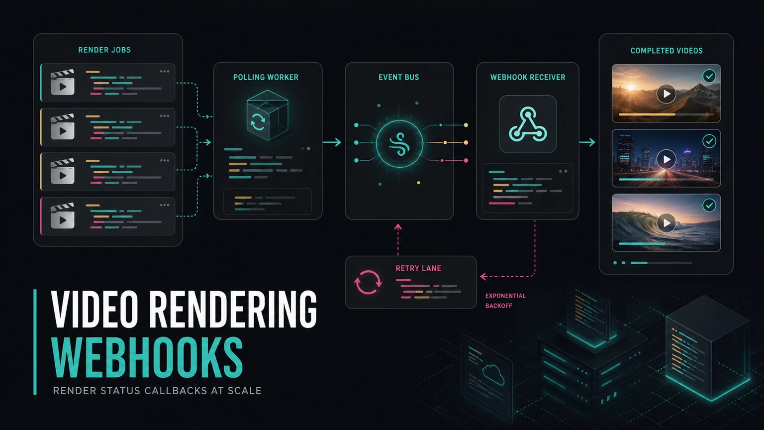 Video Rendering Webhooks: API Status Guide