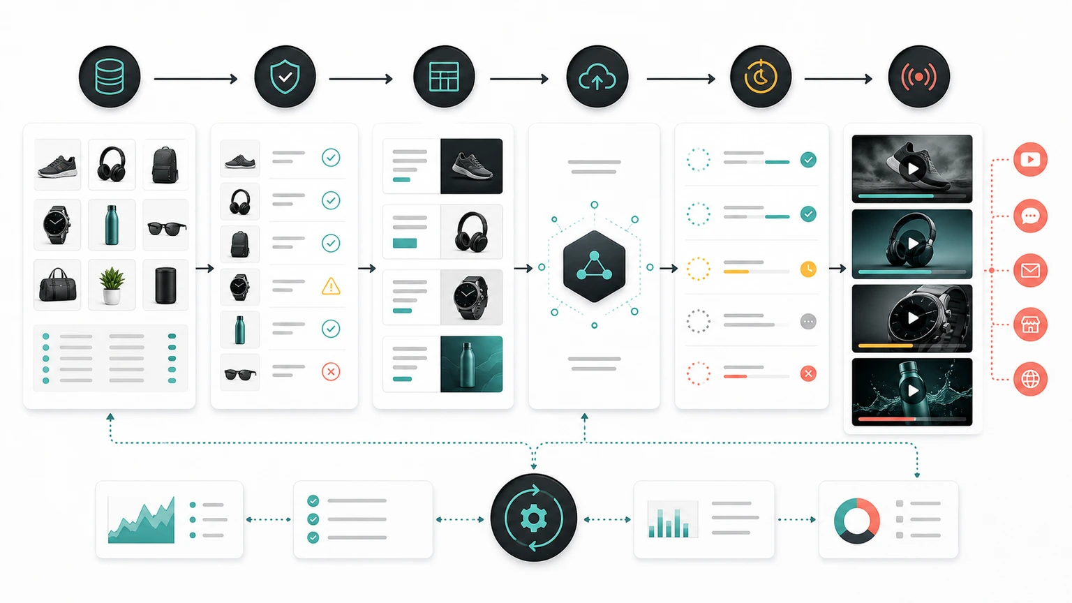 Workflow for catalog video automation with the Zvid API