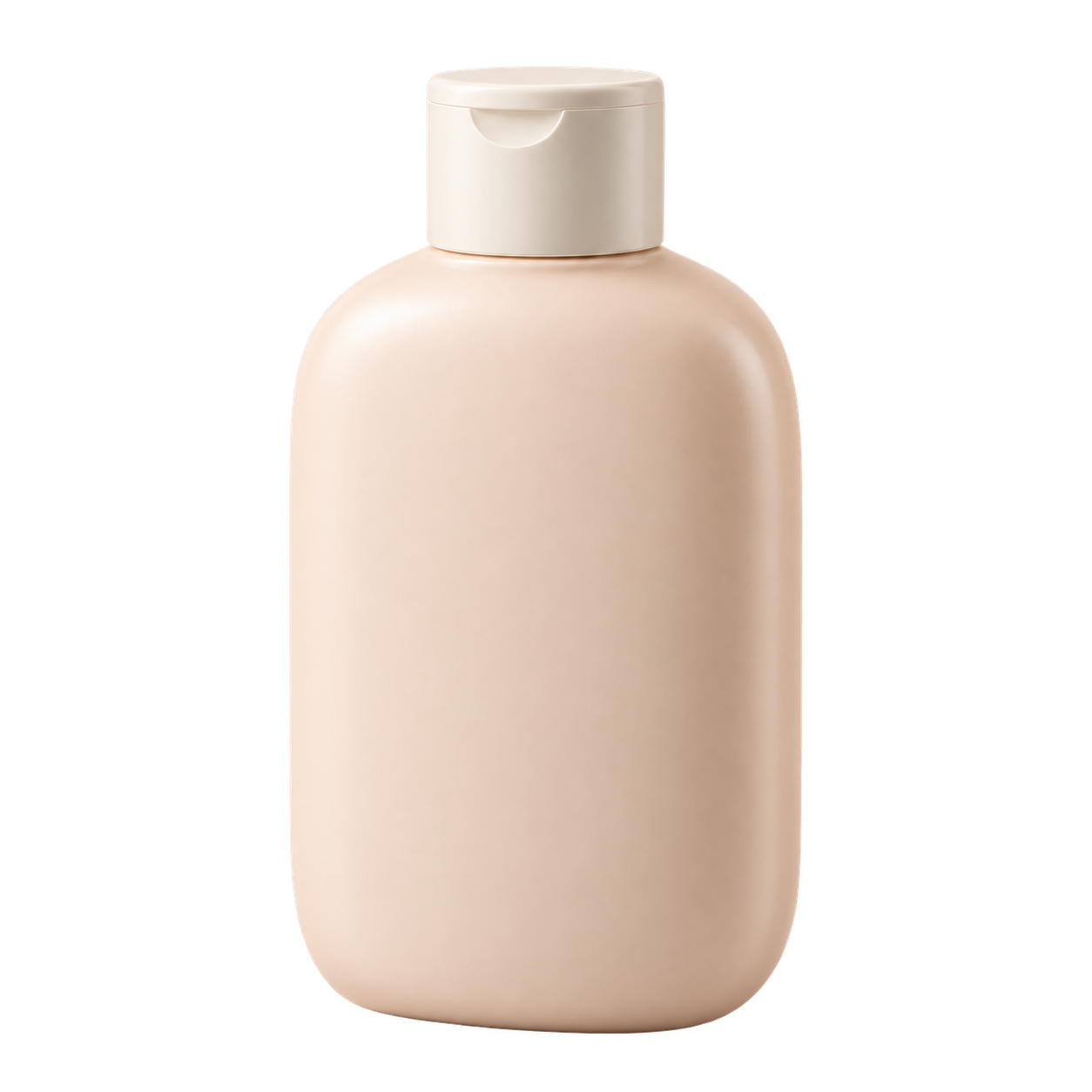 Body Lotion: peach-beige bottle