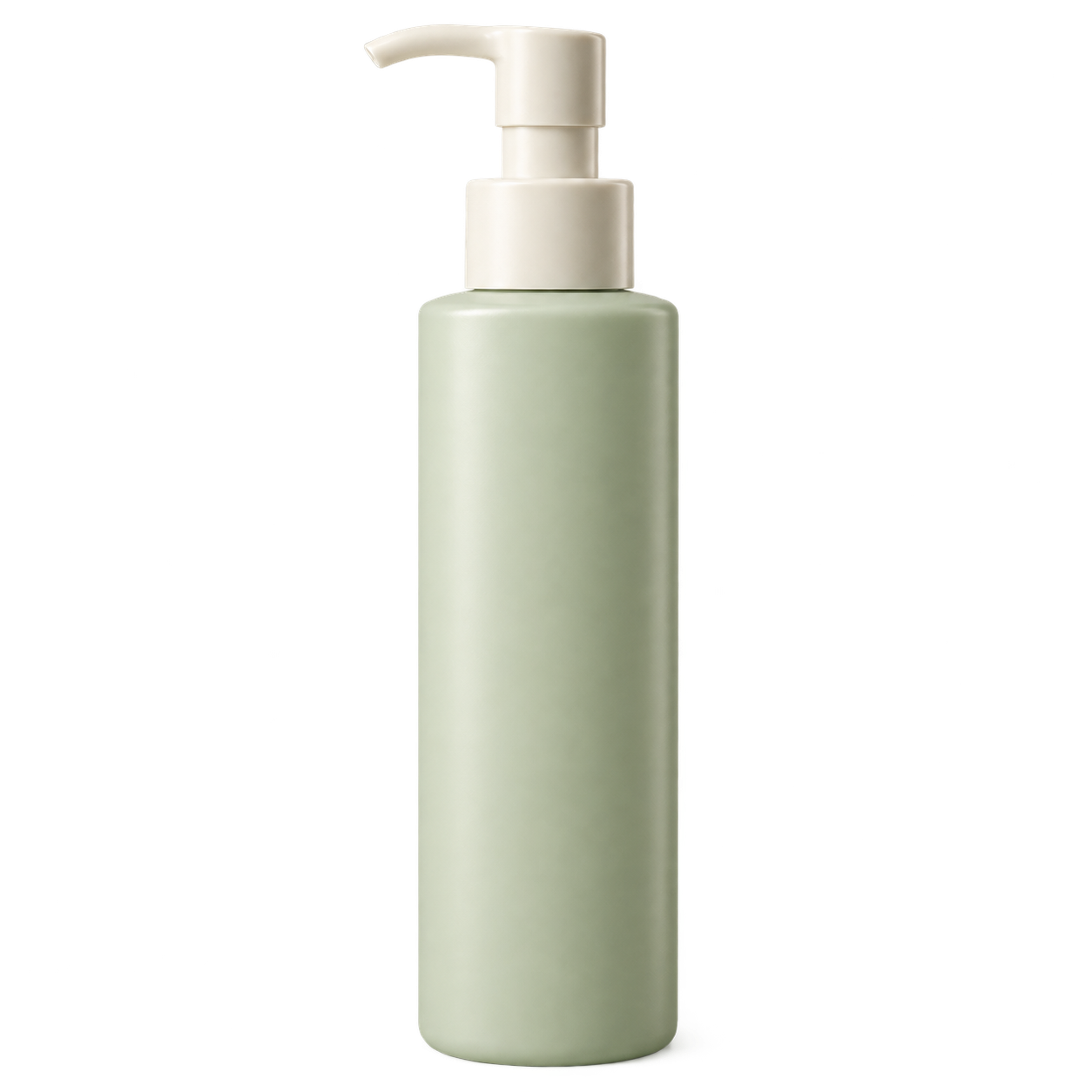 Gentle Cleanser: sage-green pump bottle