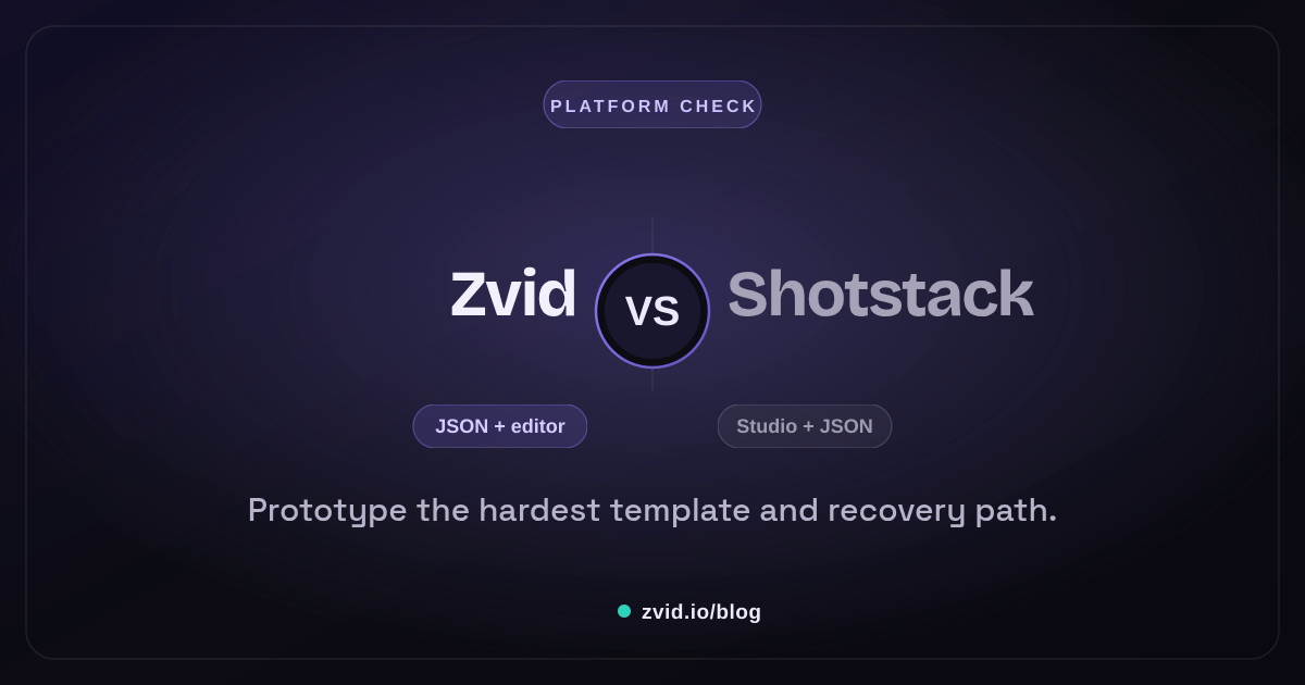 Zvid-rendered visual for shotstack alternative for json video rendering
