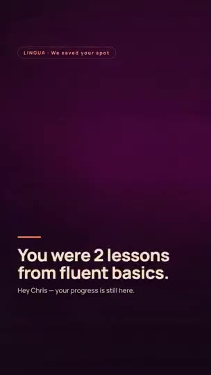 Retention Nudge