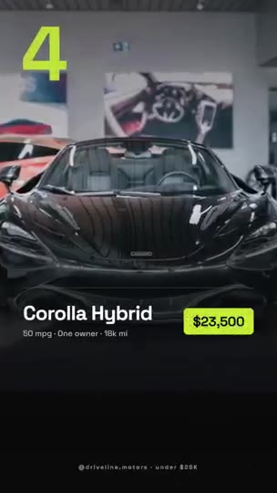 Top 5 Cars Under X