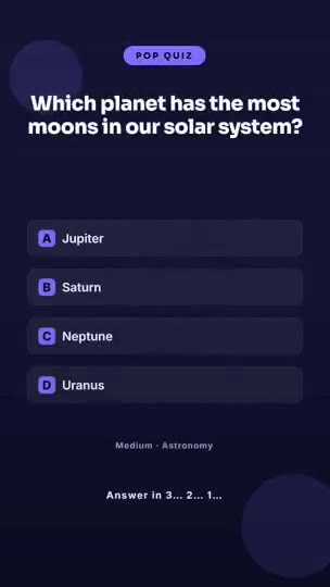 Multiple Choice Quiz