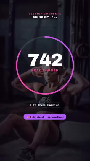 Calories Burned Summary