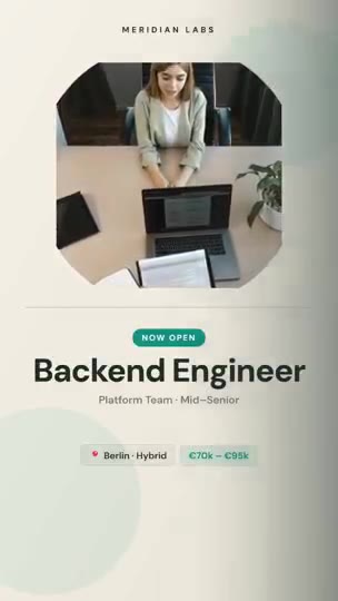 Job Opening Video
