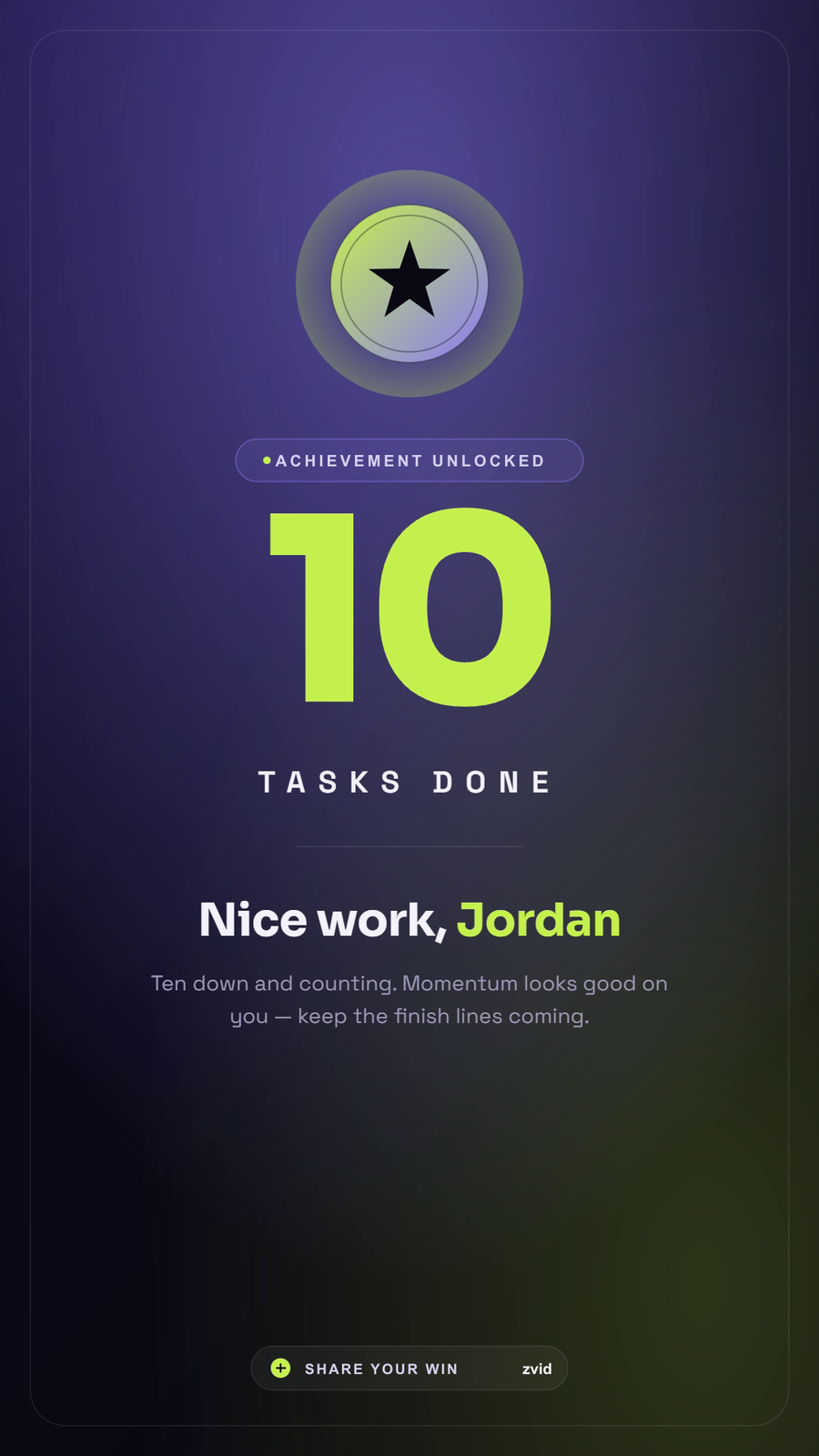 Achievement Badge