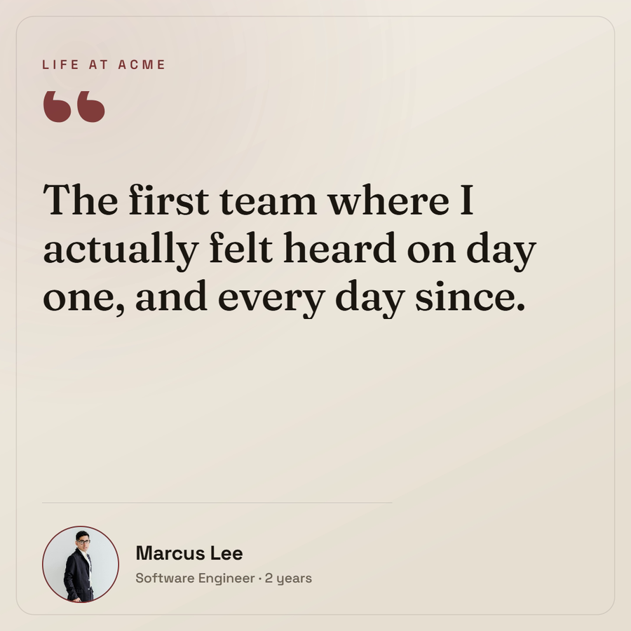 Employee Quote