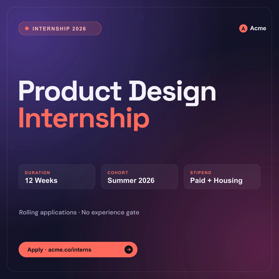Internship Card