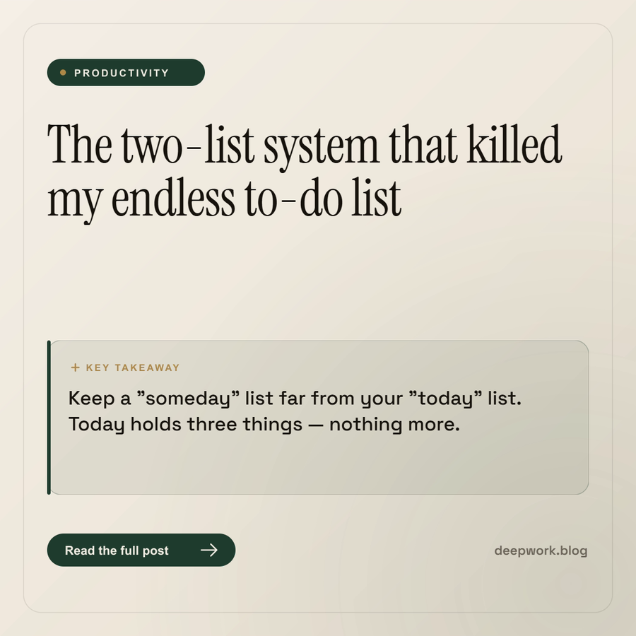Blog Summary Card