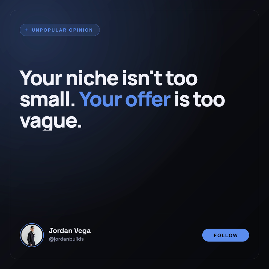 Personal Brand Post