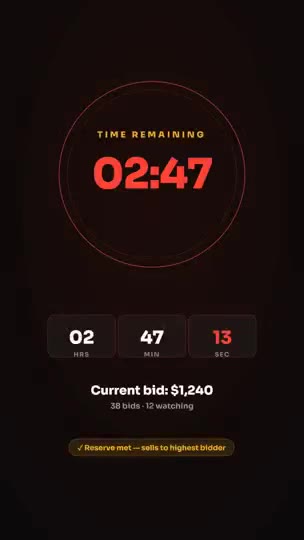 Auction Ending Soon